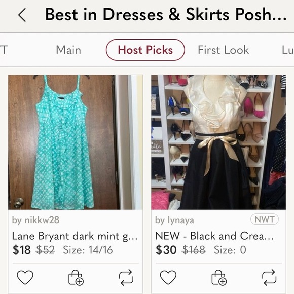 Black and Cream Ruffle Black House White Market Dress - NEW - Picture 11 of 13